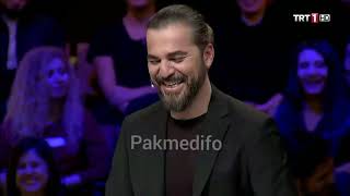 Funny conversation of Engin Altan Düzyatan with show contestant with English subtitles #ertugrul