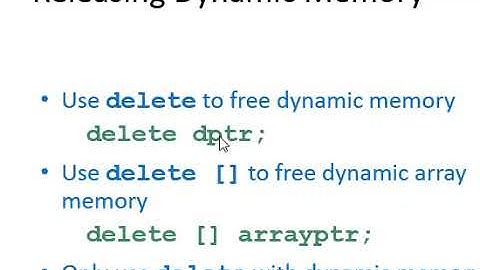 Dynamic Memory Management in C++ (part 2)