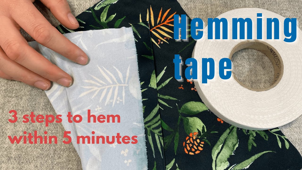 No-Stitch Hemming: Using Fusible Hem Tape for a Seamless Finish