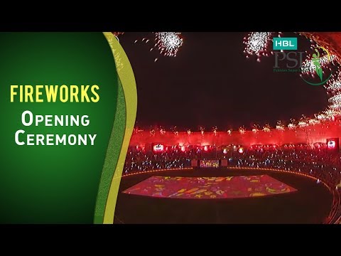 The Fireworks of Glory at the Opening Ceremony!