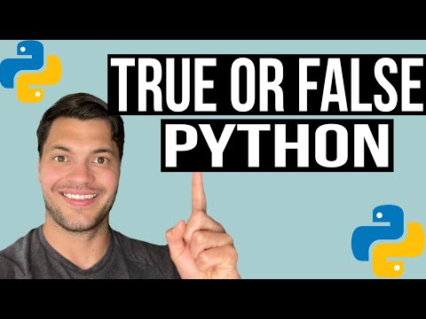 Video: Pentru valoarea adevărului Python?