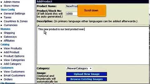 How to add products to your store in CubeCart