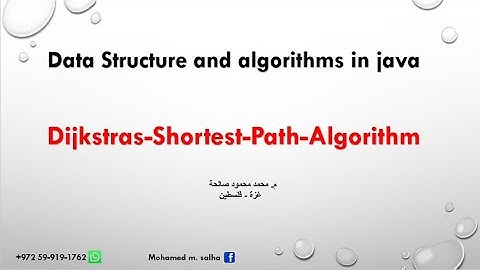 Dijkstra Algorithm - Part 2