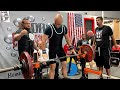 Bench Pressing Hard on Powerlifting Competition in Fort Lauderdale