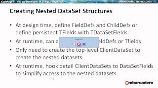 NestedDataSets in ClientDataSets