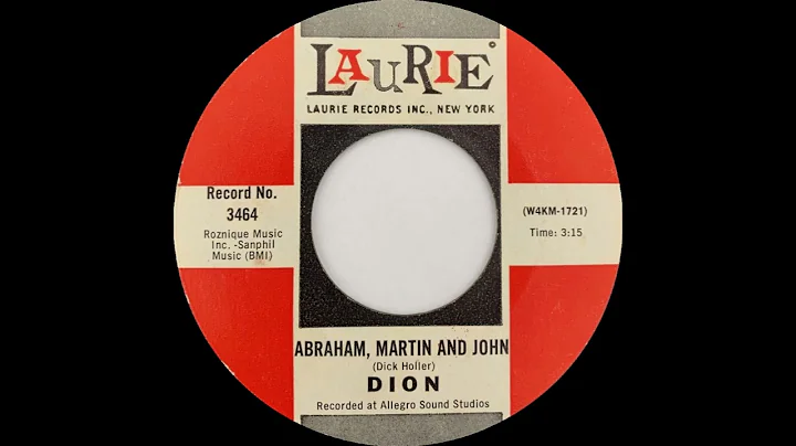 1968: Dion - Abraham, Martin and John - mono 45