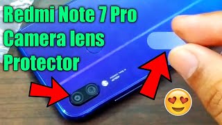 Redmi Note 7 Pro Camera Lens Tempered Glass | Camera Lens Guard | Camera Lens Protector | Lens Guard