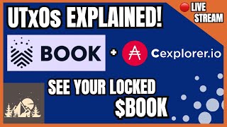 UTxOs Explained | View your locked $BOOK onchain  | Cardano Q&A Live Stream!