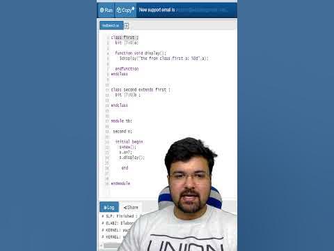 Class Extension In SystemVerilog #semiconductor #shorts #systemverilog ...