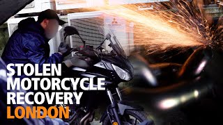 Stolen Motorcycle Recovery London | On the street documentary with expolice sergeant