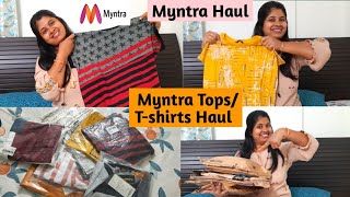 Myntra Tops/T-shirts Haul 2022 | Myntra Haul | What I Bought From Myntra | আমি Myntra থেকে কি কিনলাম
