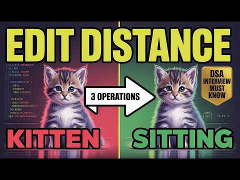 Edit Distance Problem | Dynamic Programming Explained with Code | DSA Interview Prep