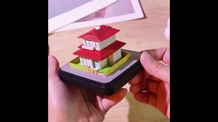 #notepad #calendar #stationery #gift #house #home 3D Memo Pad Custom Calendar House Notepad Gift