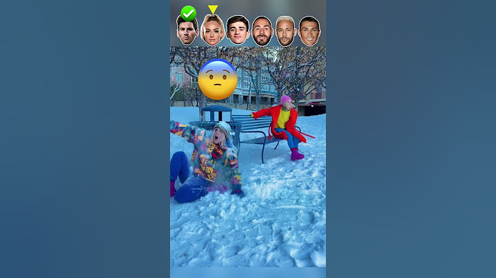 Messi VS Lehmann VS Gavi VS Benzema VS Neymar VS Ronaldo | Snow Challenge🧊