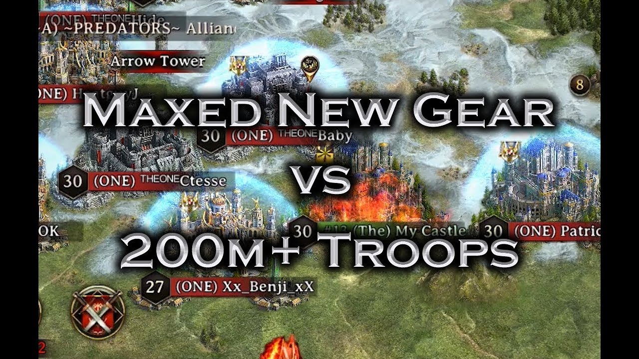 Iron Throne - Maxed New Gear vs 200m Troops, Ctesse Burns Bake (Again)