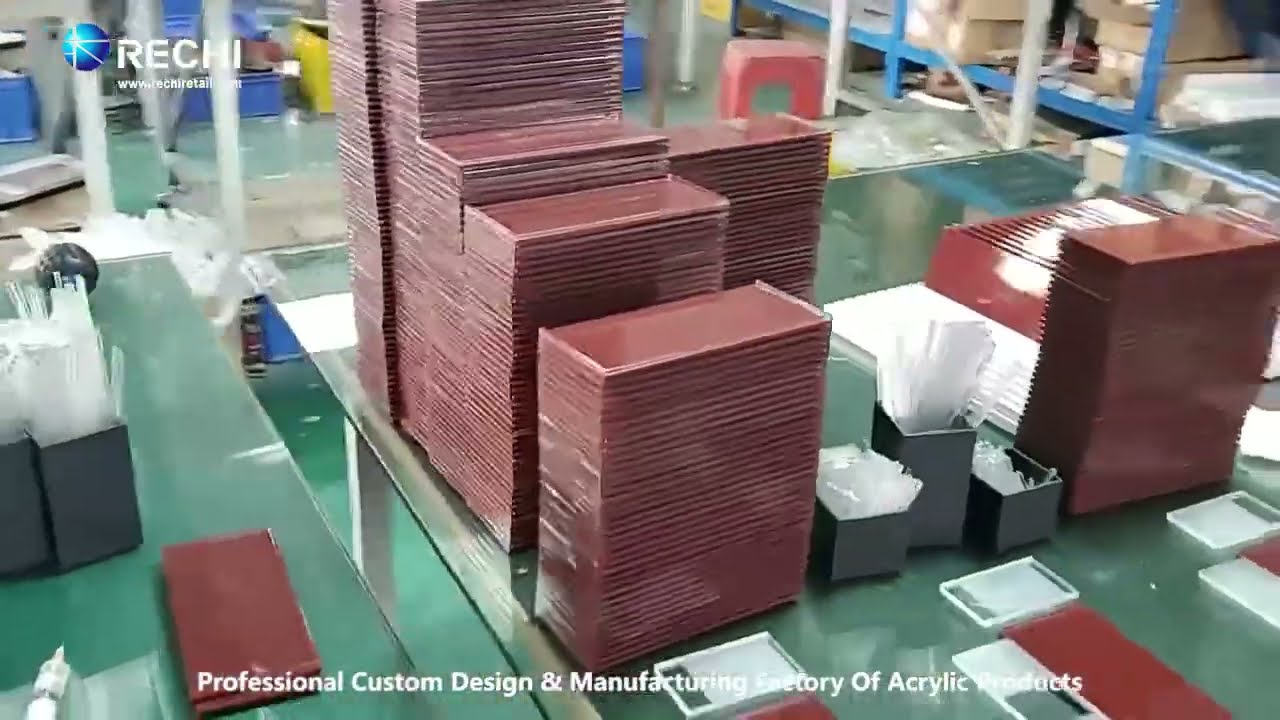 RECHI |Custom Counter Acrylic Display Factory| How to Make Acrylic Photo Card Sign Holder