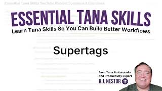 Learn Tana Skills: Supertags | The Essential Tana Skills playlist screenshot 2