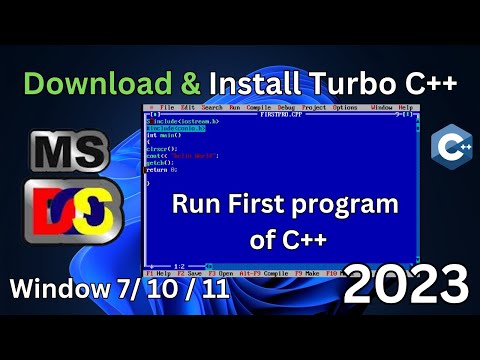 How to download and install Turbo C++ for C++ programming on Windows 10/11 [ 2023 Update ]