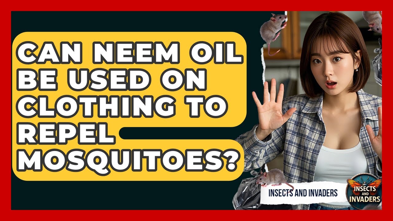 Can Neem Oil Be Used On Clothing To Repel Mosquitoes? - Insects and Invaders