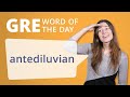 GRE Vocab Word of the Day: Antediluvian | Manhattan Prep