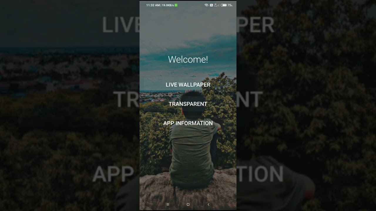 Live transparent wallpaper 😨😨||