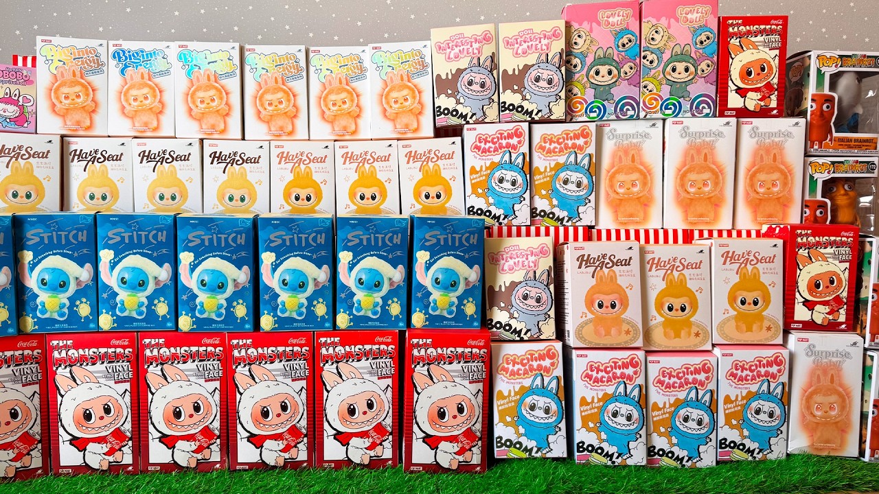 51 ЛАБУБУ 🤯 НАШЁЛ ВСЕ РЕДКИЕ ЛАБУБУ! The Monsters Big into Energy,Tasty Macarons, Have a Seat Labubu