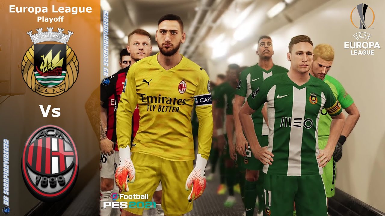 PES 2021 • Rio Ave Vs Milan • UEFA Europa League (Playoff ...