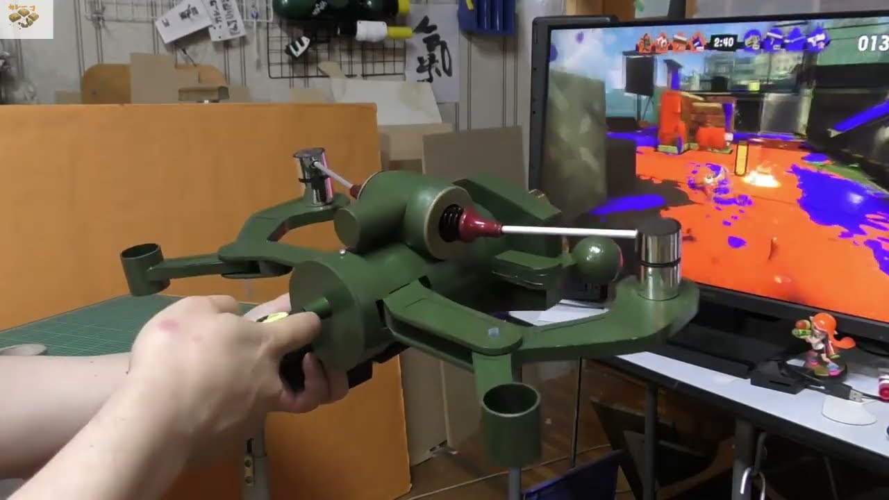 スプラトゥーン3ブキ工作「ボトルガイザーが出来るまで」