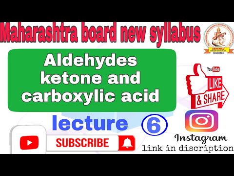 Class 12th Aldehydes ketone and carboxylic acid-(lecture 06) new syllabus 2020