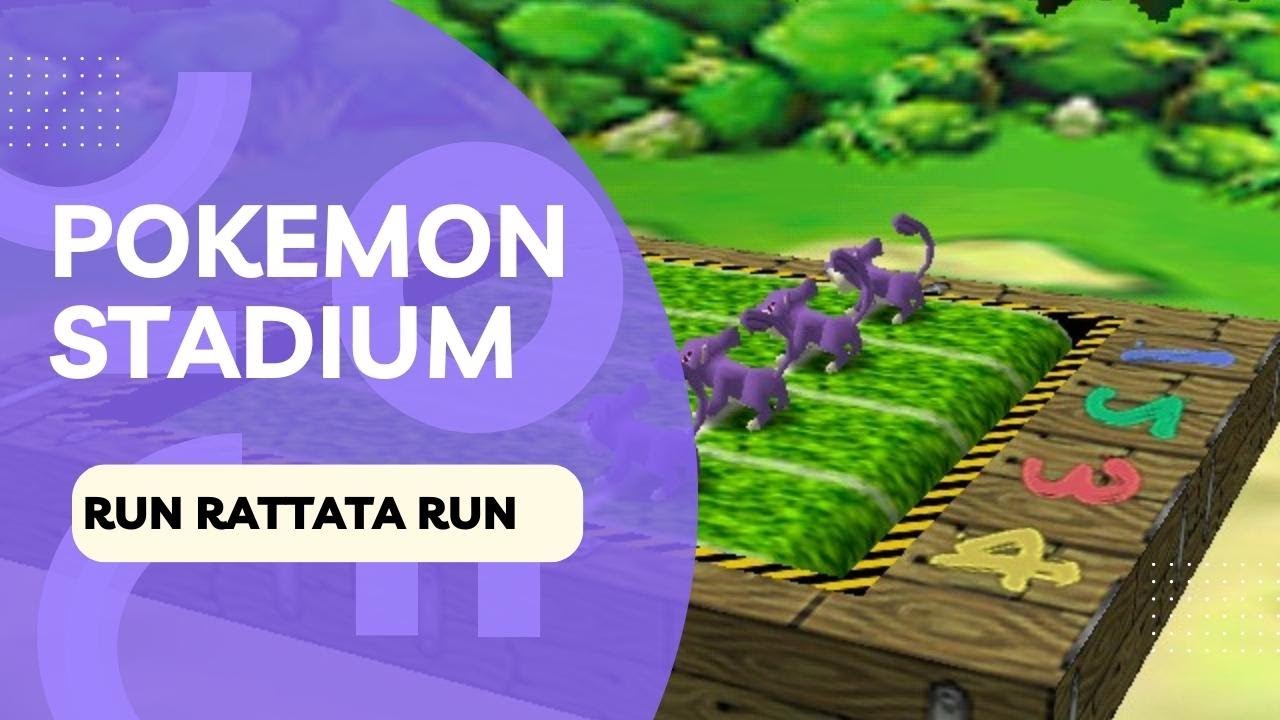 Pokemon Stadium | Run Rattata Run Mini Game