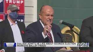 Giuliani concedes he made 'false' statements about 2 Georgia election workers 