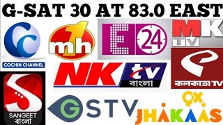 HOW TO SET 83°E C-BAND 📡 SETTING✅️ Gsat-30 New Channel Add Today #83east Channels list 2025