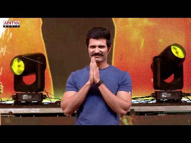 Vijay Deverakonda Dashing Entry @ KINGDOM Pre Release Event | Anirudh | Gowtam T