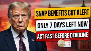 Urgent News: SNAP Benefits Cut — 7 Days Left, What You Must Do Now!