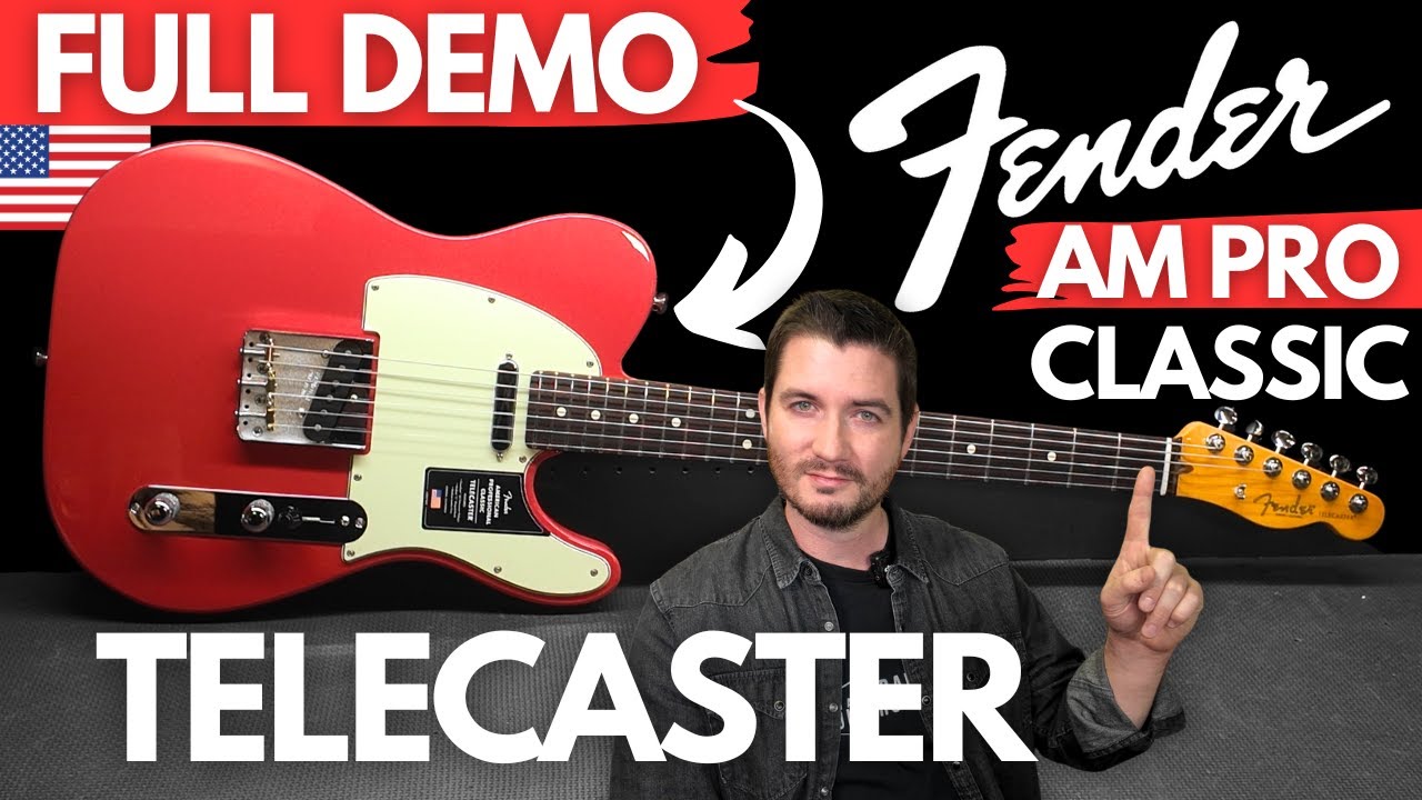 NEW Fender American Pro Classic Telecaster FULL DEMO - YouTube