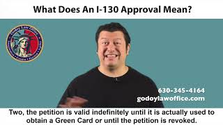 What does an I-130 approval mean?