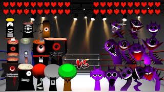 Mr Tree Sprunki Monster Evolution vs Durple Sprunki Monster Evolution! Meme battle