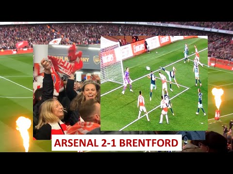 Arsenal 2-1 Brentford - Atmosphere & Late Winner