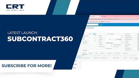 Still Struggling to Control Subcontract Claims, Compliance & Cash Flow? Meet SubContract360