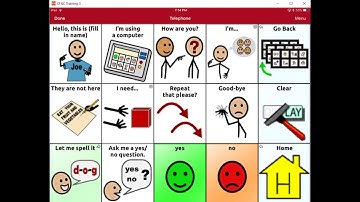 TouchChat HD Editing a Button