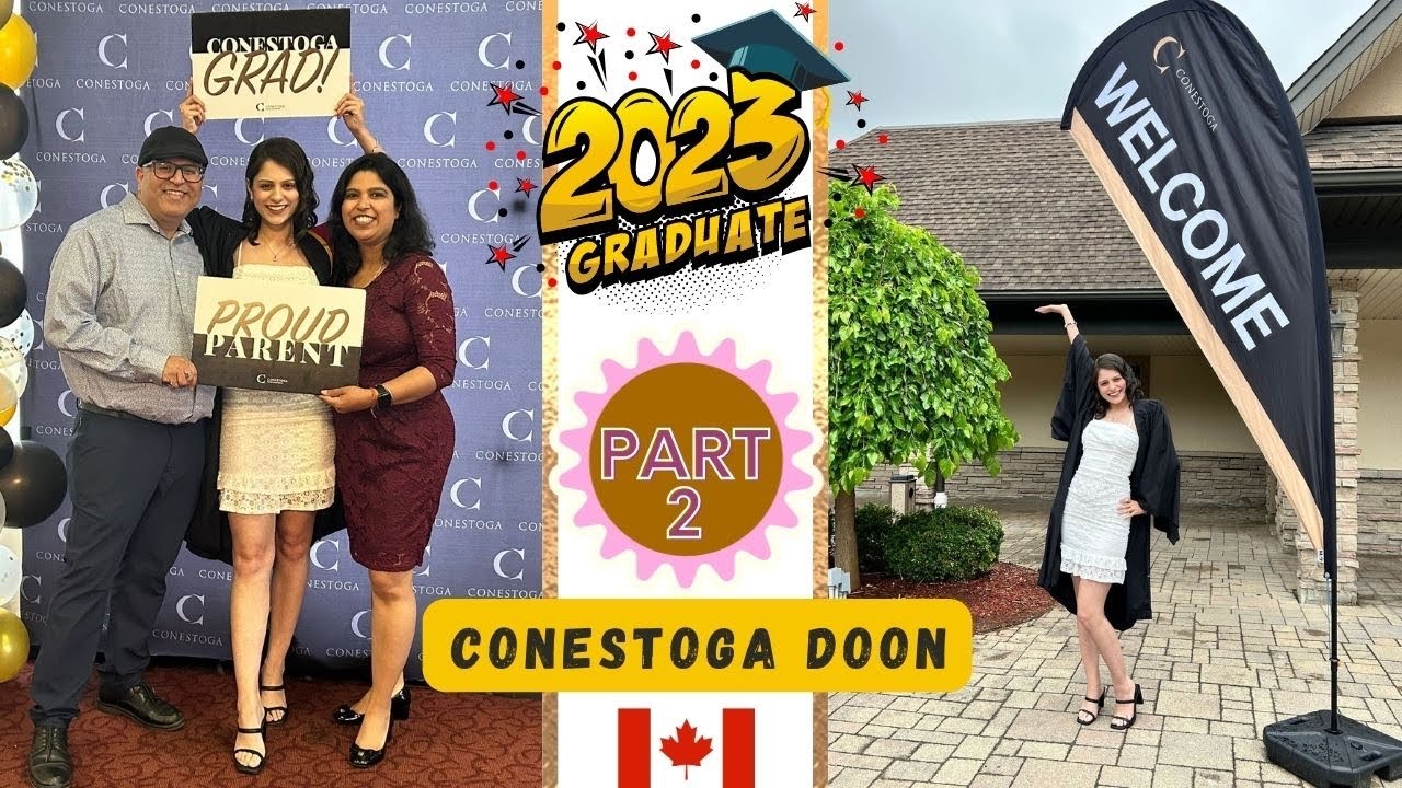 Graduation ceremony at Conestoga College 2023 || Part-2 || Story Of My ...