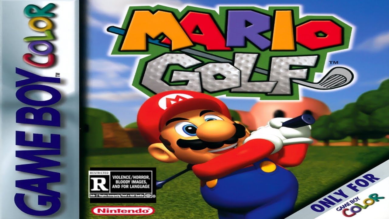 -GBC- MARIO GOLF (Gameplay) 