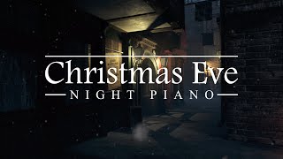 Christmas Eve Night Piano | Relaxing Snow - Crickets and Ambiance