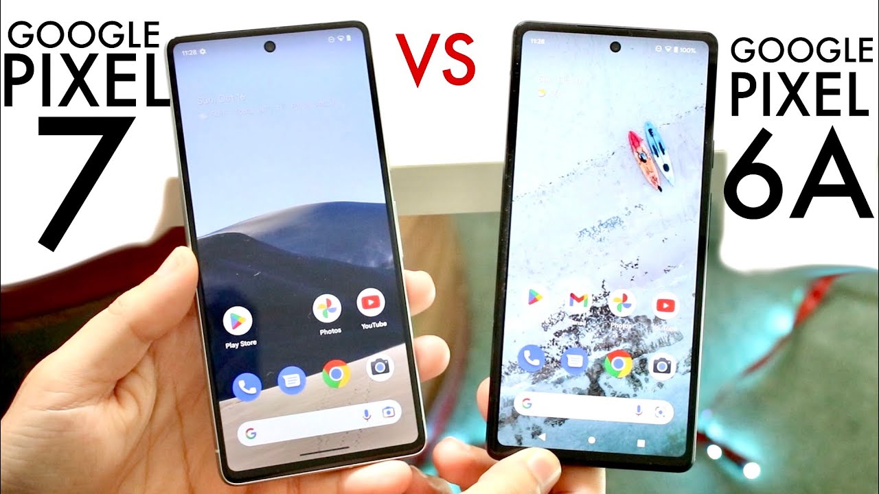 Google Pixel 7 Vs Google Pixel 6A! (Comparison) (Review) - YouTube