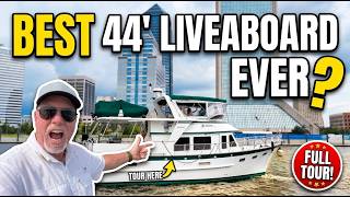 Is This the Best 44-Foot Liveaboard Trawler Ever? (Full Tour)