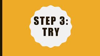 Problem Solving Process for Data Screencast
