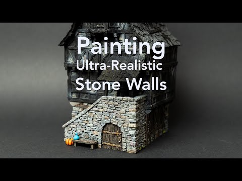 How to Paint Stone Walls on Stage Sets - Our Pastimes