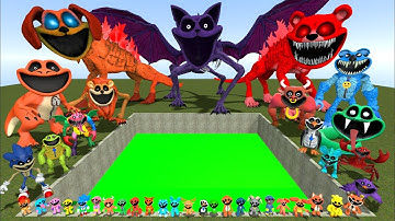 Destroy All Mutant Animal Zoochosis & Zoonomaly & Smiling Critters Poppy Playtime in TOXIC HOLE Gmod