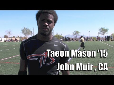 Taeon Mason '15 John Muir CA Pylon7v7 2014