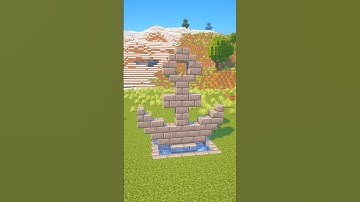 Minecraft Anchor Statue ⚓ #minecraft #shorts